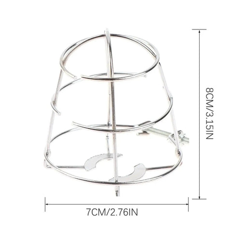 Heavy Duty Stainless Steel Fire Sprinkler Head Guard And Top Tier Protective Cage, 8cm tall, 7cm wide, for 1/2 inch and 3/4 inch units.