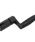 Legit Guitar String Winder Bridge Pin Puller Tool For Musicians detachable hand crank in black ABS plastic for easy string swaps.