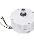 Cool 300-Watt Wind Generator With Precise Permanent Magnet Design For Tough Industrial Jobs, Delivers Reliable 12V Power Effortlessly In Cold Or Hot Weather While Saving Energy And Keeping The Grid Green, close-up of motor with wires.