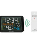 Color Weather Station For Your Home With Indoor Outdoor Temperature, Humidity, And MIN MAX Readings, Supports Up To 3 Wireless Sensors
