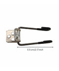 Top view of Heavy Duty Galvanized Iron S Hook Extension Connector For Sofa Springs And Upholstery Fastening Replacement And Stabilization