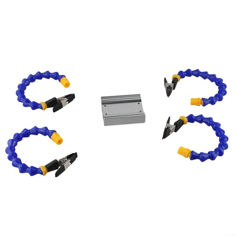 Welding Table Clamp With Flexible Arms Third Hand Tool For Holding Components And Wires, adjustable clamp set with base