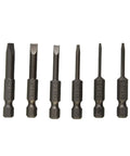 Get Your Hands On These Top Tier Precision Slotted Screwdriver Bits For Power Drills Featuring six alloy steel bits, 1/4 inch hex shank, 2-6mm