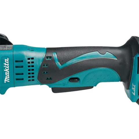 Side view of Cordless 18V 3/8 Inch Angle Drill With Variable Speed 0-1800 RPM, Keyless Chuck, 121 In-Lbs Max Torque, Tool Only.