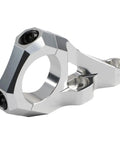 Beefy 31.8Mm CNC Aluminum Direct Mount Stem For Dual Crown DH Mountain Bikes And Surron Light Bee Dirt Bikes 6061 Alloy Silver