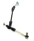 Go Kart Steering Kit With Adjustable Shaft And Tie Rods 445mm Rack Gear Pinion, 110cc Quad Parts Steering Rack Assembly, off-road use