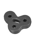 Super Durable 11mm 3 Hole Muffler Exhaust Hanger Bushing Rubber Mount Bracket Kit For Tail Pipe Insulator Replacement black rubber