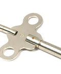 Double End Clock Winder Key For Mainspring Size 5 And 1.95mm Holes Nickel Plated Clock Repair Tool Pro Grade Dual End Winder Key