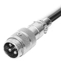 4 Pin Mic To 5 Pin SSB CB Radio Adapter Cord With Durable Coiled Cable Retracts From 2 Ft To 6 Ft Polyurethane Jacket close-up
