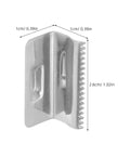 10 Pack 26mm Tape Dispenser Replacement Blades For Industrial Carton Sealers Seamless Refills For Tape Guns Compatible With Most Commercial Dispensers Sharp Durable Cutter Blades For Packaging And Shipping, 1cm wide x 2.6cm high steel blade