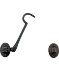 Solid Brass Cabin Hook Latch With Oil Rubbed Bronze Finish Swivel Pivot Eyelet Door Lock For Gates And Doors 4 Inch