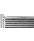 Heavy Duty Transmission Oil Cooler For Lexus RX350 2013 To 2015 3 5 L V6 Engine Keeps Gear Shifting Smooth And Beats Overheating Issues. aluminum finned transmission cooler close-up