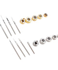 Watch Spring Bar Replacement Kit In Durable Stainless Steel With Multiple Sizes including bars and crowns in gold and silver tones