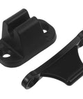 Tough Black Nylon Rv Door Catch Retainer Hook Replacement For Your Motorhome Or Camper close-up view, durable, universal fit.