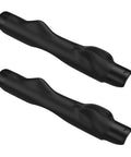 Two Pack Golf Grip Trainer Aids For Proper Hand Position And Muscle Memory Practice Tool in black non-slip material, side view