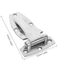 Heavy Duty Stainless Steel Trailer Door Hinges For Box Trucks Are Literally Bulletproof And Built Different To Handle The Daily Grind While Running Slick Through Any Weather Or Road Conditions Without Flinching Once, showing dimensions and details.