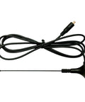 MCX input antenna for NESDR Mini USB RTL SDR and ADS B Receiver Set With RTL2832U and R820T Tuner, shown with black cable
