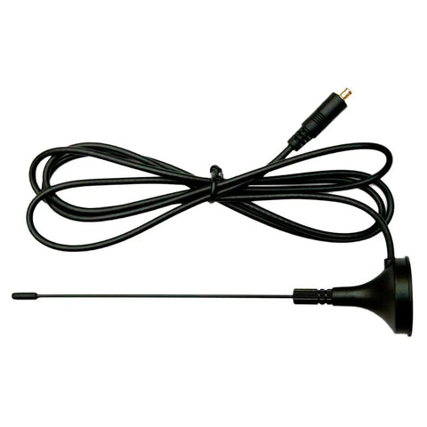 MCX input antenna for NESDR Mini USB RTL SDR and ADS B Receiver Set With RTL2832U and R820T Tuner, shown with black cable