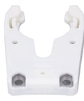 High Performance Automatic Tool Holder Clamp With Precision Machined Design For Cnc Machines And Engravers featuring a white ABS plastic base.