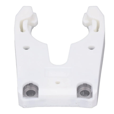 High Performance Automatic Tool Holder Clamp With Precision Machined Design For Cnc Machines And Engravers featuring a white ABS plastic base.