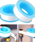 Plumbing Pro Thread Seal Tape For Leaks, PTFE Pipe Sealant Tape For Water Lines, Half Inch Thread Seal, Leak Proof, Durable And Flexible, 10 Roll Pack