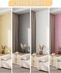 Solid Self Adhesive Insulating Wallpaper Roll Waterproof Moisture Proof Thermal Foam Wall Cover Easy Peel And Stick Bedroom Or Living Room Pink 50Cm X 12M No Fuss Setup Straight Up Cozy Home Vibes Refresh displayed in four colors: yellow, gray, white, and pink.