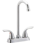 Everyday LK2477CR Deck Mount Bar Faucet With Lever Handles, Chrome Finish, ADA Compliant, Lead-Free NSF Certified, Removable Cartridge