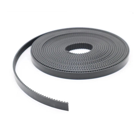 Top Shelf Gt2 Timing Belt Packs Hella Durable Polyurethane And Steel Core For Flawless 3D Printer Synchronization, black round roll.