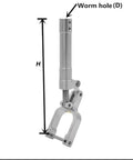 RC Airplane Landing Gear Replacement With Damping Kneeling Nose 4mm Hole Adjustable Height 95mm To 195mm metal gear component