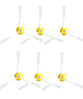 Side Brush Replacements For Roomba Vacuum Cleaners 900 800 700 600 Series And 960 980 985 6-pack shown on white background
