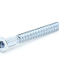 Close-up of M5 x 50mm Confirmat Screw for Furniture Assembly, 3/16 Inch by 2 Inches Wood Fasteners