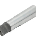 Drill sleeve adapter MT3 to MT2 taper, silver metal cylinder with dark square drive end