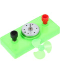 Solar Powered Science Experiment Kit For Kids With Mini Generator Motors Hand Cranked Wind Turbine Quiet Operation