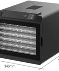 Six Layer Electric Food Dehydrator With Digital Timer And Adjustable Thermostat For Jerky Nuts Fruits And Herbs Quick Setup kitchen machine with 6 trays