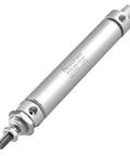 Slim Pneumatic Air Cylinder MAL 25-125, 25mm Bore And 125mm Stroke, PT One Eighth Inch Port, Double Acting, Single Rod, Aluminum Body