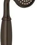Anti-Cal Single-Function Hand Shower With One Half Inch Connection Classic Spray One Point Eight GPM Flow, Tuscan Brass Finish