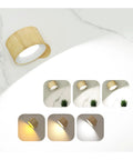 Wall Sconce LED Battery Powered Light With Rechargeable 360 Degree Rotating Magnetic Ball, Three Brightness Levels And Three Color Temperatures displayed on wall
