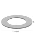 Two Pack Thrust Needle Roller Bearings With Washers, Steel Industrial Roller Parts For Automotive Auto Shop Gear, Automation Equipment, Fluid Transfer Devices, And Machine Tools With Precise Bore And Outer Diameter Fit, 4.3cm washer