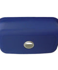 Bottom view of Meridian Undermount Single Bowl 16 Gauge Stainless Steel Kitchen Sink 32 By 18 By 9 Inches in blue undercoating