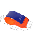 Doitool 3 Pack Nonslip Tape Cutting Machines For Food Bags Reusable Carton Sealers with orange and blue design, 6.2 in size.