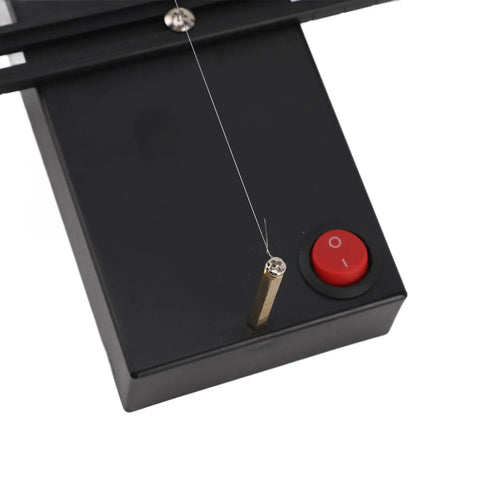 Electric Heat Ribbon Cutter With Adjustable Temperature, On The Go Trim Tool for Ribbons, compact control panel closeup