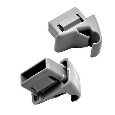 Sun Visor Clip Replacement For Mitsubishi Outlander 2014 To 2020 And ASX 2012 To 2016 Lancer Evo 10 Grey 2 Pack Tough Plastic