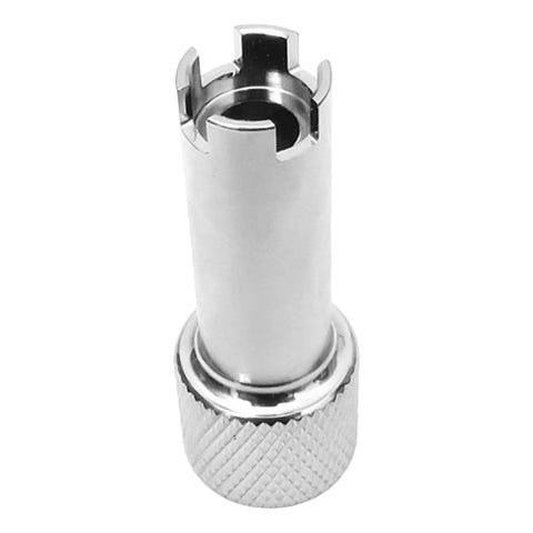 Second Stage Regulator Adjustment Tool For Scuba Diving With Four Slots Inline Drive For Flat Slot Regulator