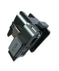 AOXHUGB Automatic Mt-20 Optical Fiber Cleaver Precision Cutting Knife Tool For Fiber Splicing Cable Repair With Durable Tungsten Steel Blade, side view showing precision mechanics.