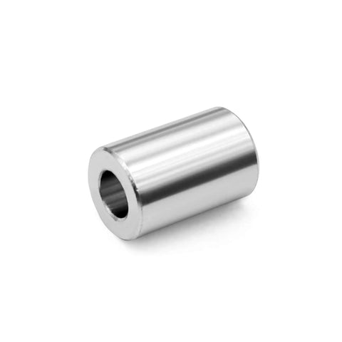 20 Piece Aluminum Spacers Set One Half Inch Outer Diameter One Quarter Inch Inner Diameter Three Quarter Inch Length smooth spacer bushing