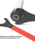 Heavy Duty High Carbon Steel ER Collet Chuck Wrench For CNC Machines ER25 ER32 ER40 Nut Rotation And Clamping Nut Wrench