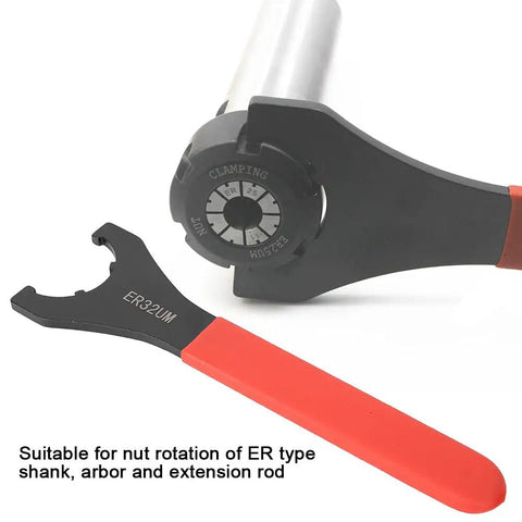 Heavy Duty High Carbon Steel ER Collet Chuck Wrench For CNC Machines ER25 ER32 ER40 Nut Rotation And Clamping Nut Wrench