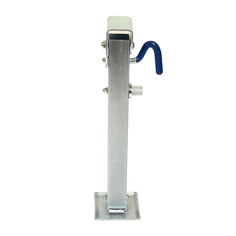 Heavy Duty Boat Trailer Jack With Wheel Tough As Nails Galvanized Telescopic Drop Leg 460 To 680Mm Adjustable Height side view image.