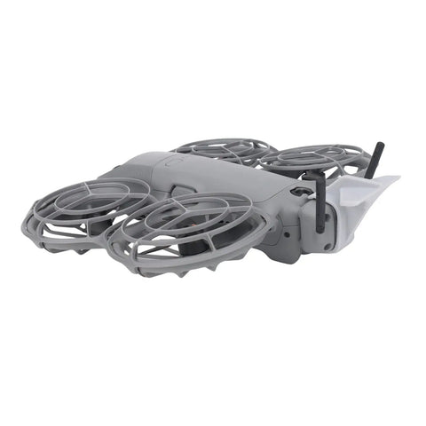 Aerodynamic Tail Fin Shield For Neo 2 Drone Lightweight 3.8g Transmission Module Protector Shockproof Cover with sleek design in grey