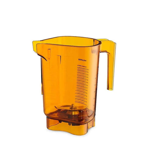 Orange 48 Oz Tritan Container With Blade And Lid For The Quiet One And Blending Station Advance Models 36019 40009 36021 40010 Replacement Part 58990 Compatible